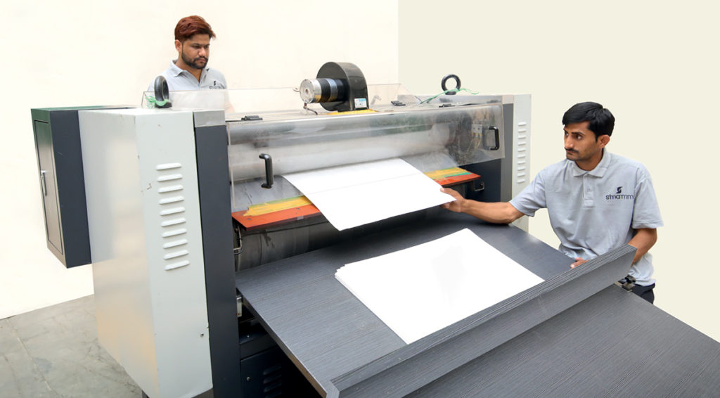 Paper texture process equipment from the SIMAMM website